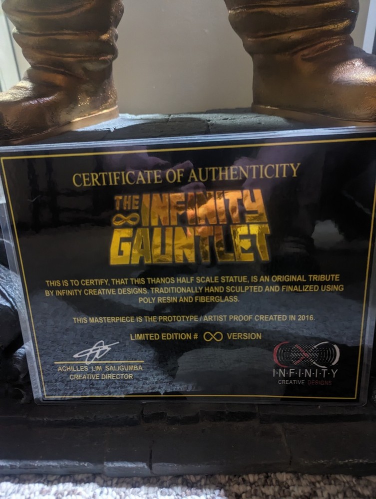 Thanos 1/2 Scale Statue Bust