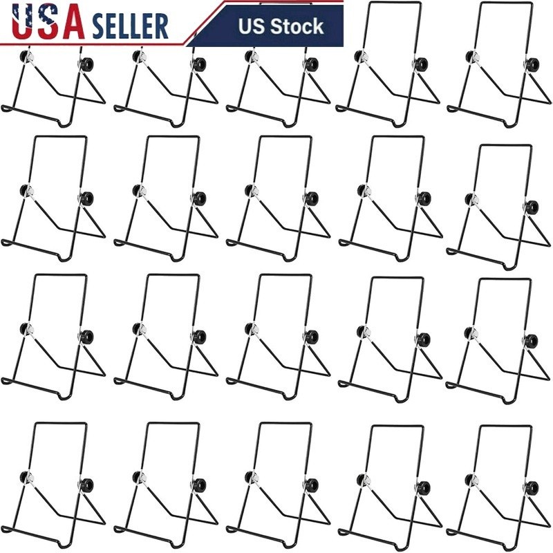 Adjustable Metal Display Stand Portable Tablet Holder Multi-Function Book Frame