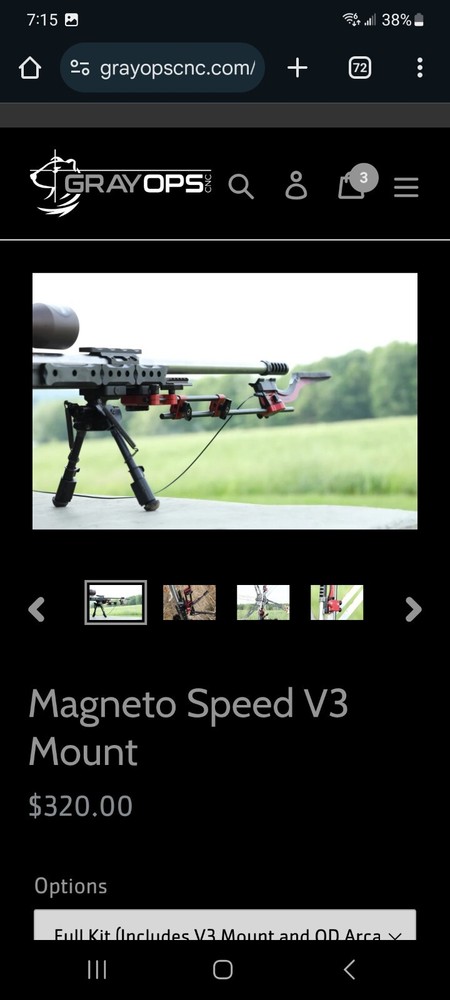 Magneto Speed Greyops Pic & Arca Quick Mount