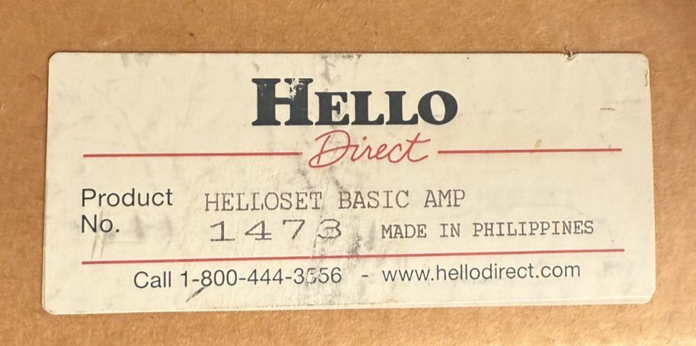 Hello Direct Pro headset amplifier 1473