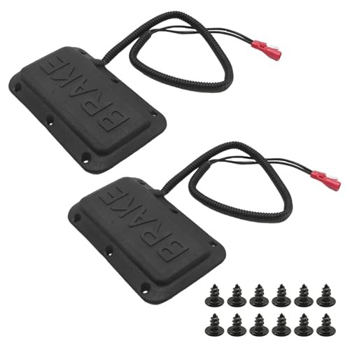 2Pcs Golf Cart Brake Light Switch, Copper Brake Pad Switch, Replacement for