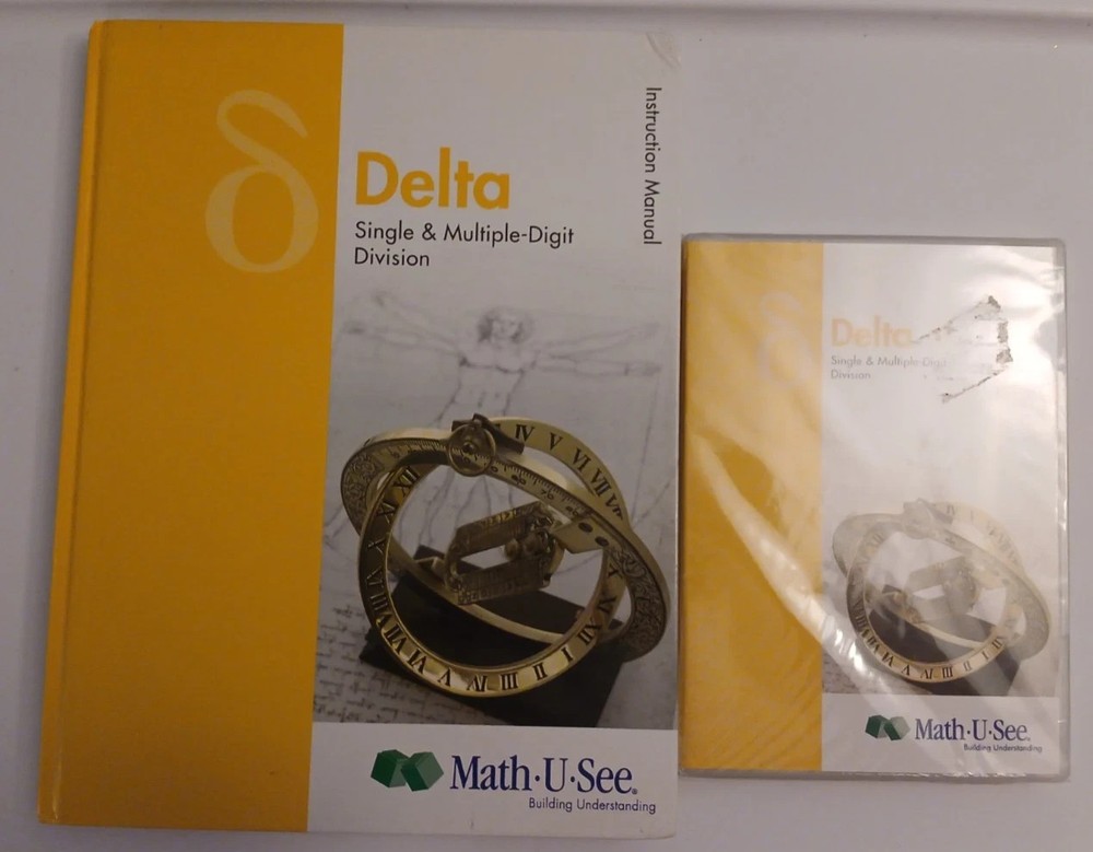 Math U See Delta Instructions Manual and DVD