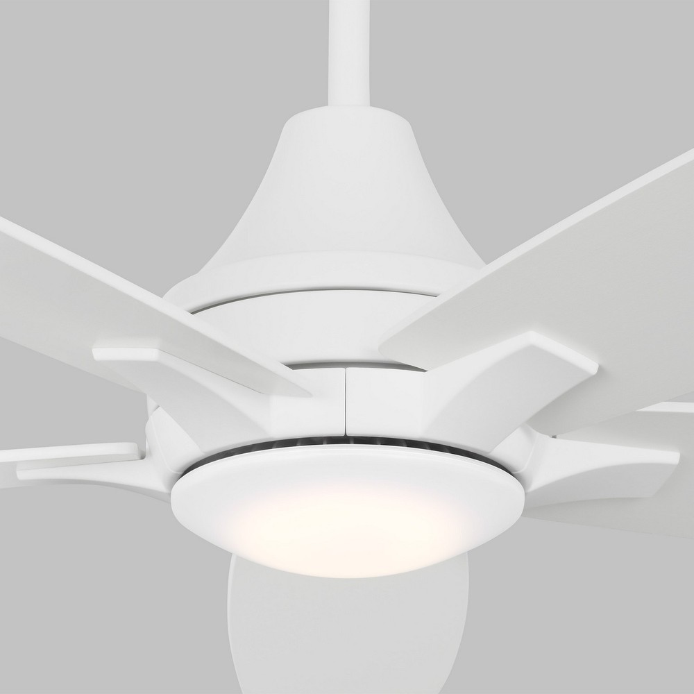 Generation Lighting Lowden 52" Damp Location - White 1-Light