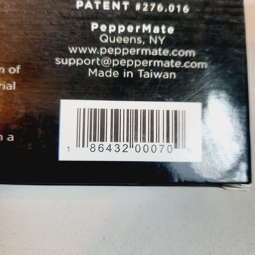New Pepper Mate Pepper Mill Black