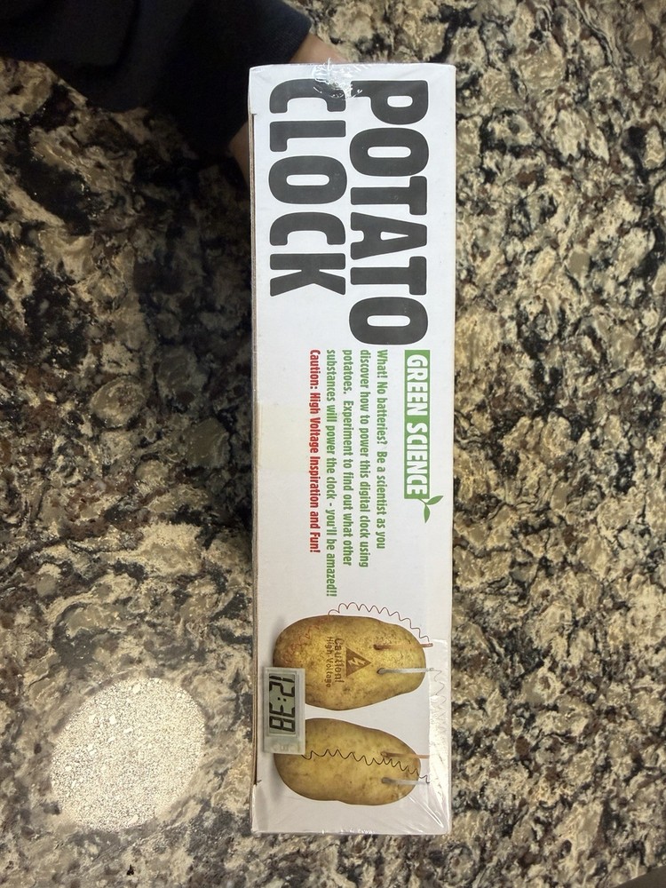 Green Science Potato Clock - Experiment Battery Home/School Science Kit Project