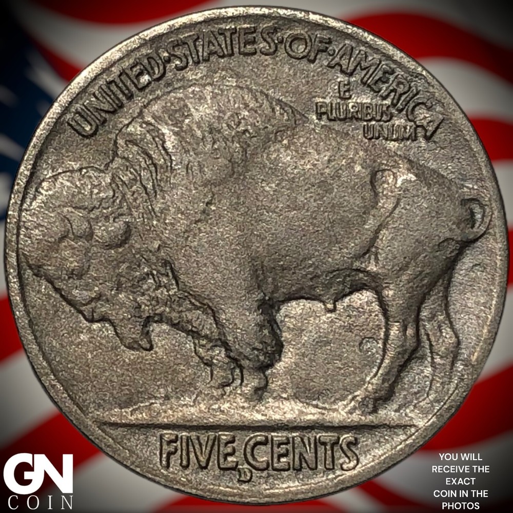1916 D Buffalo Nickel Y1908