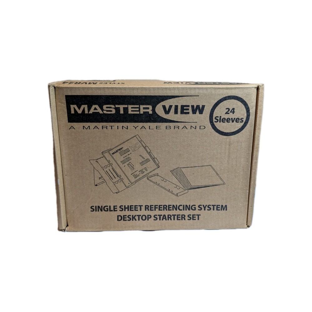 Martin Yale Master View MVR24 Desktop Reference System Starter Set, ​24 Sleeves