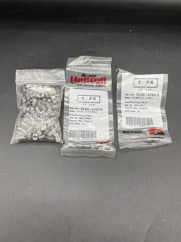Heli-Coil Screw Thread Inserts Combo 1/4 - 28