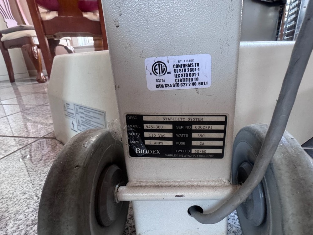Biodex STABILITY SYSTEM  model 945-300,115v ac