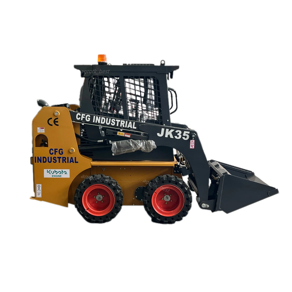 1.4 Ton Open Operator Wheel Skid Steer Loader