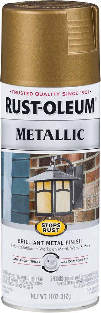 Stops Rust Metallic Spray Paint, 11 oz, Silver Metallic, 3 Pack