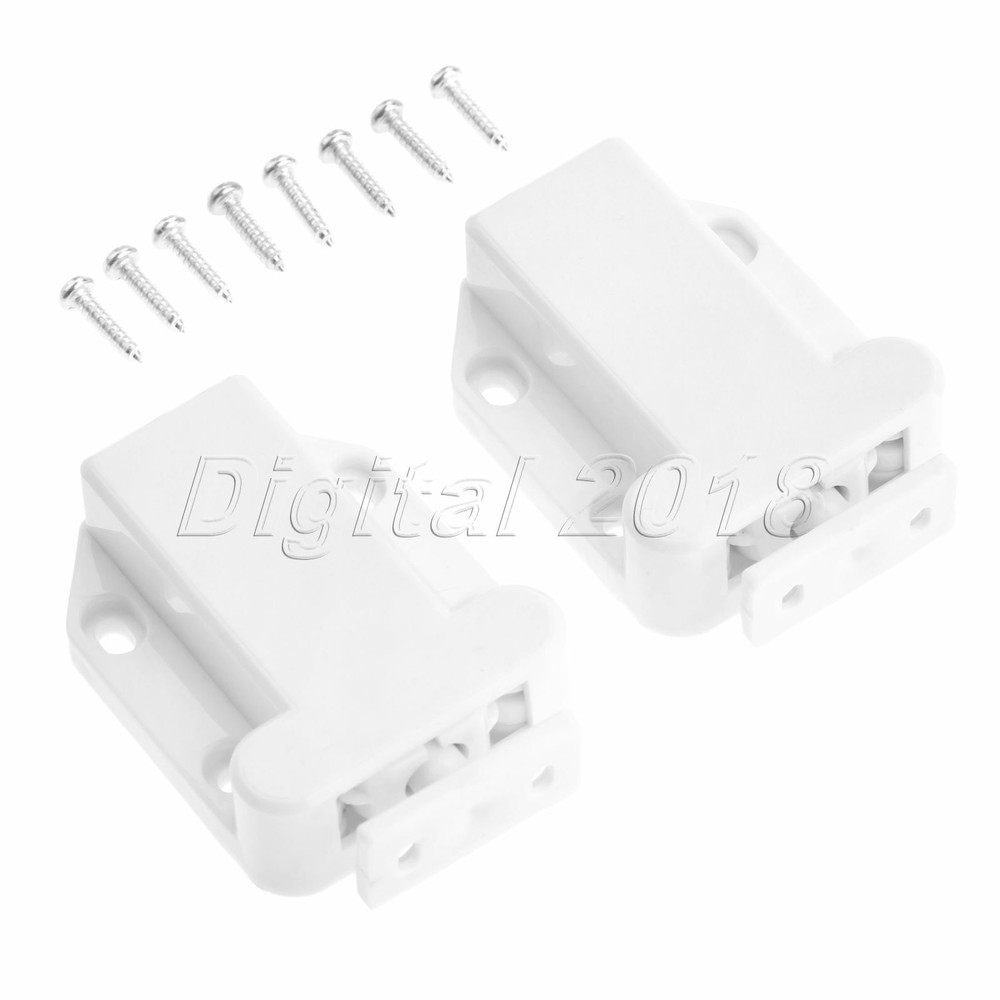 2Pcs Beetles Shape Cabinets Door Drawer Push To Open Release Catch Touch Latch