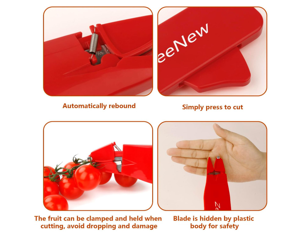 Small Fruit Scissors for Picking, Clamping,Holding Fruit after Cutting Sharp