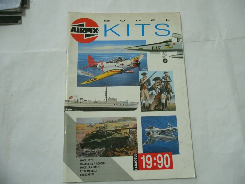 1990 AIRFIX MODEL KITS MODEL CATALOG.