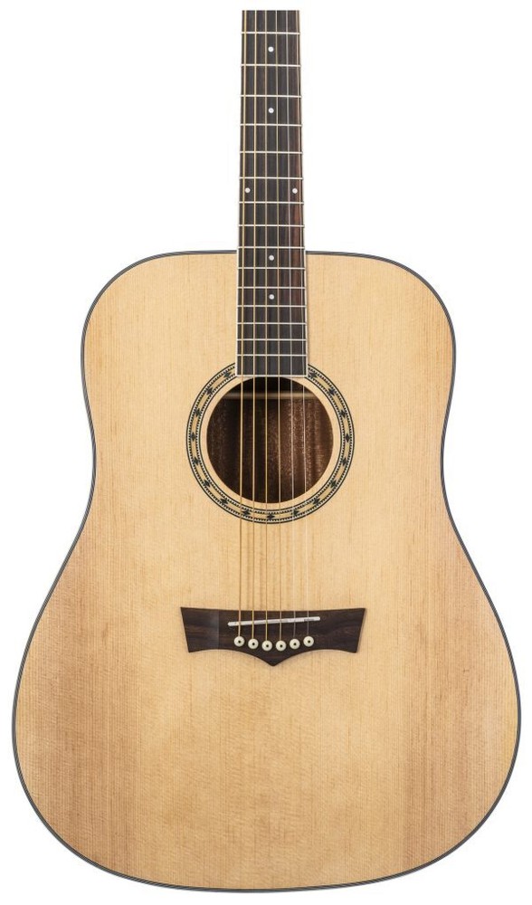 Delta Woods® DW-2™ Solid Top Dreadnought Acoustic Guitar with Case