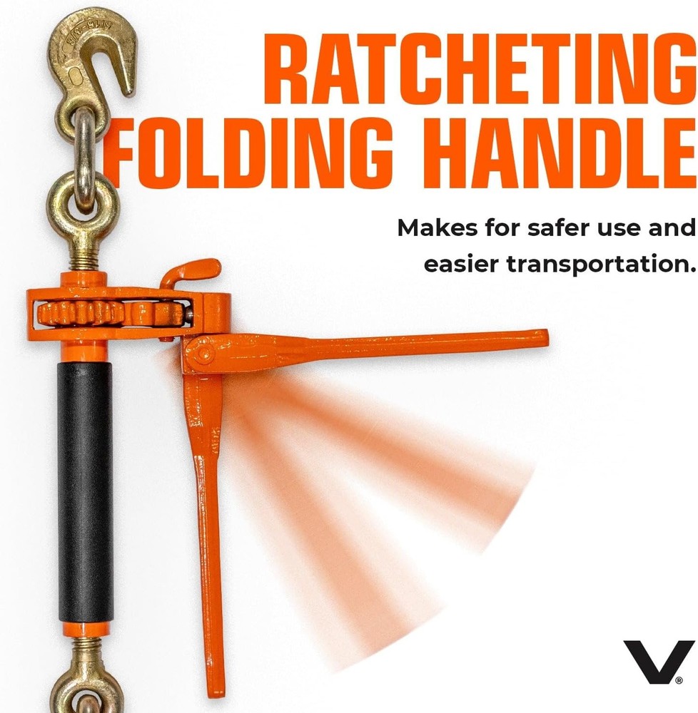 Ratchet Load Binder 2 Pack 6600 lbs