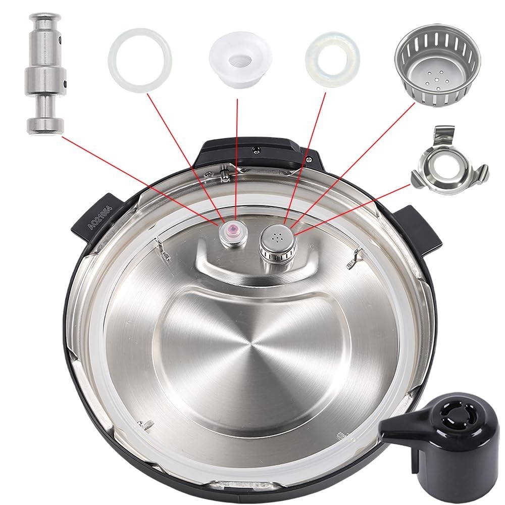 Complete 10-Piece Replacement Set for Instant Pot Duo Series — Secure, Durabl...