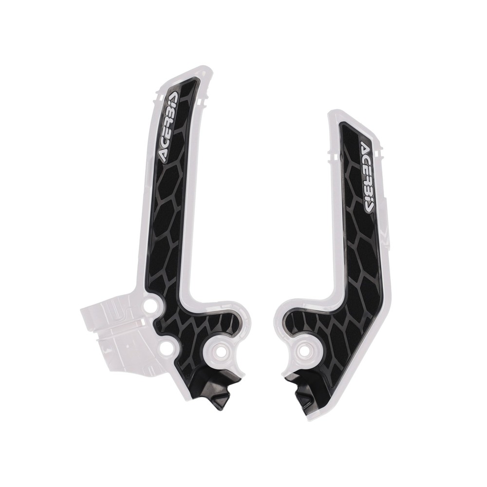 Acerbis 2986931035 X-Grip Frame Protectors - White/Black