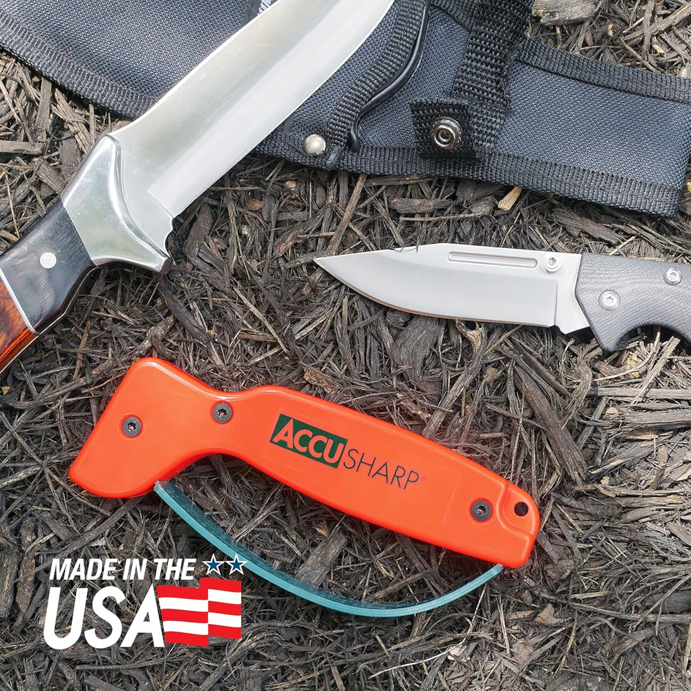 Knife Sharpener, Ergonomic Comfortable Handle, Compact & Easy to Use, Restore an