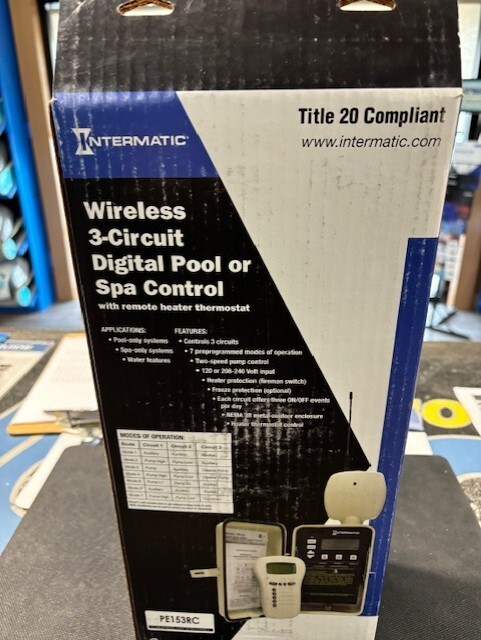 Intermatic Wireless 3-Circuit Digital Pool or Spa Control