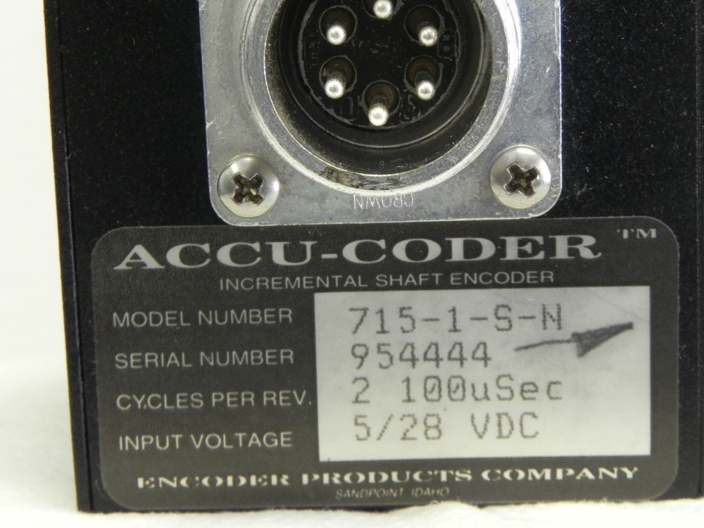 Accu Coder  715-1-S-N   5/28VDC  (2-100uSec)