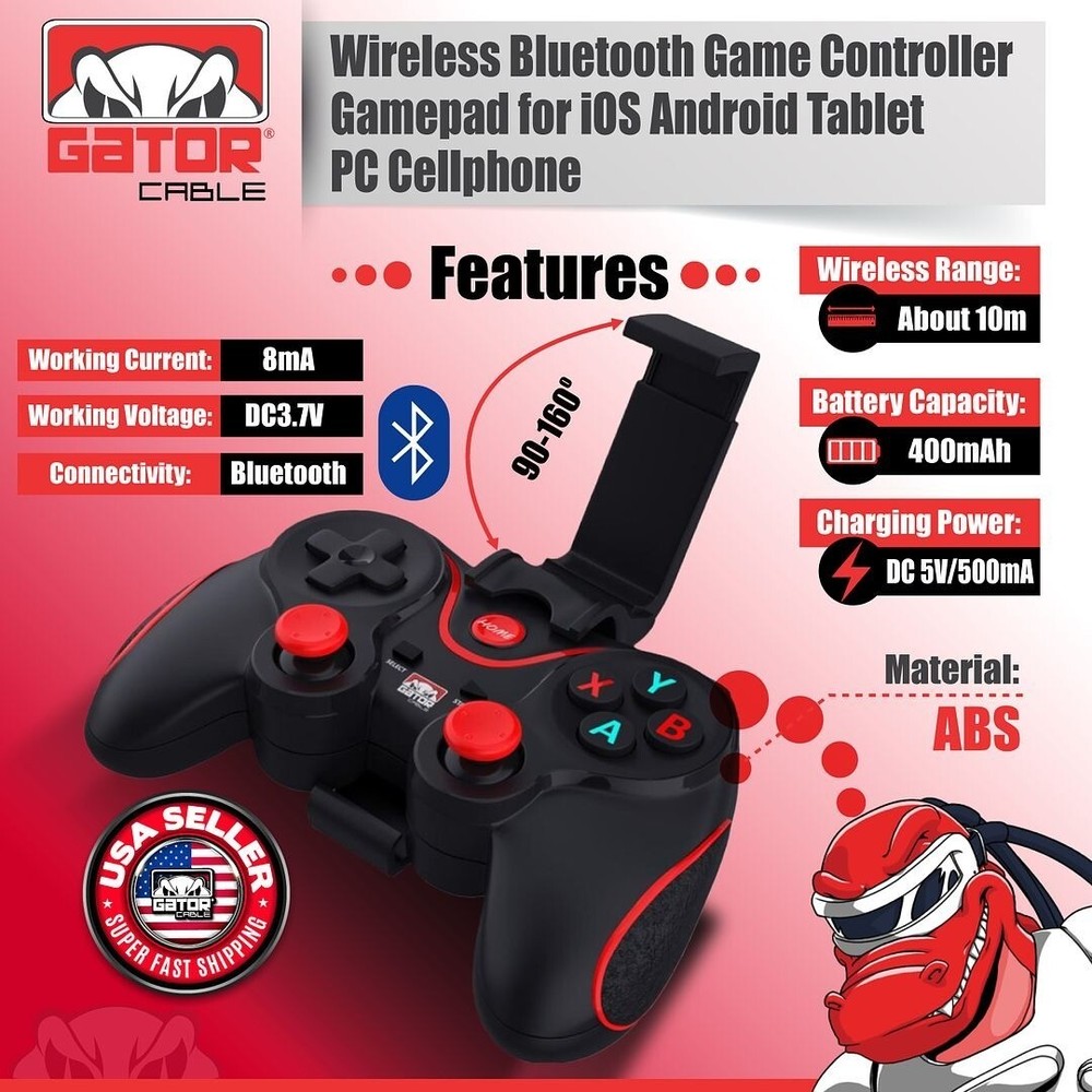 Wireless Game Controller Bluetooth 5.0 Gamepad For Android iOS iPhone Tablet PC
