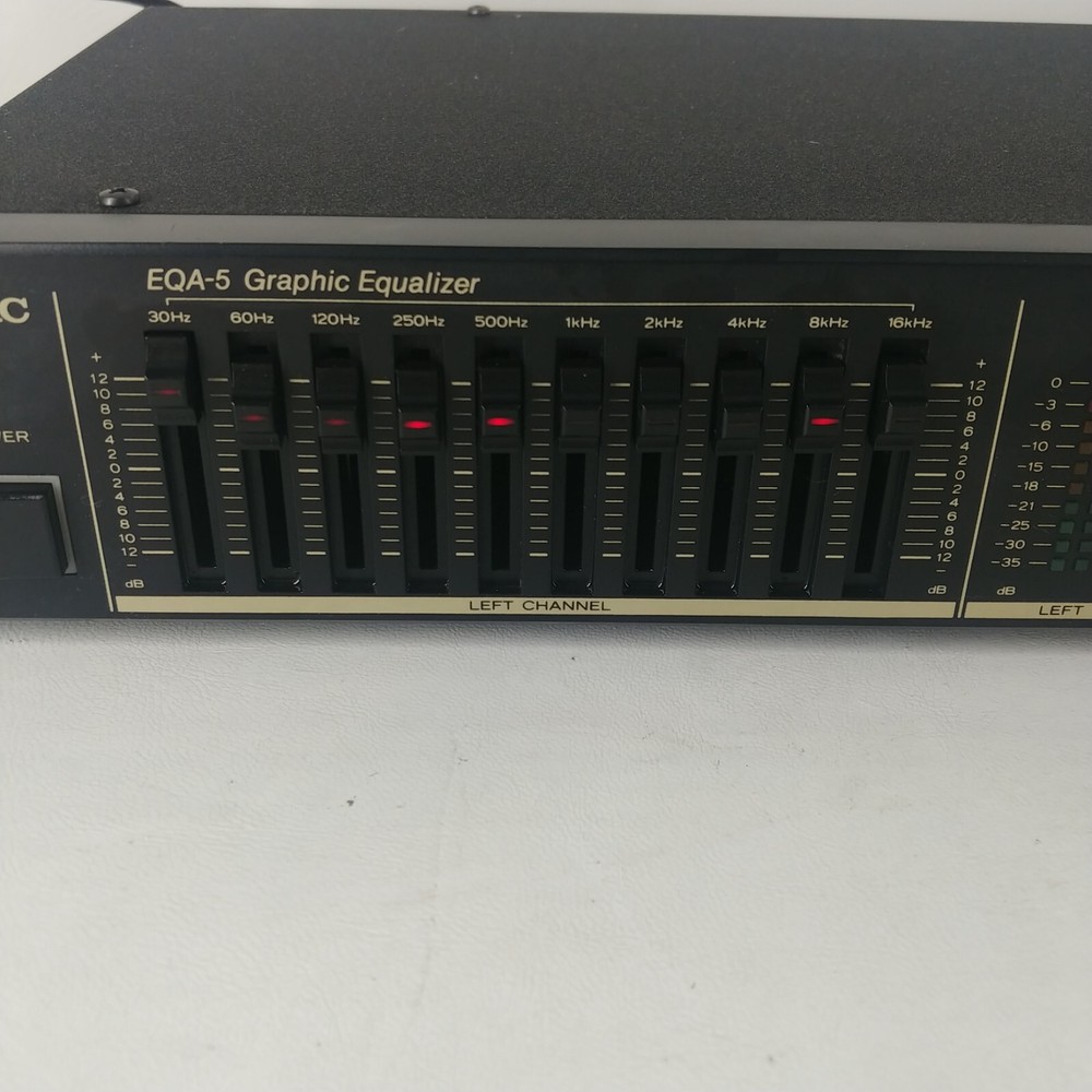 TEAC EQA-5 - 10 Band Stereo Graphic Equalizer HiFi Component- READ DESCRIPTION