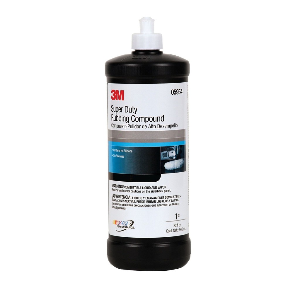 3M 05954 Super Duty Rubbing Compound Brown Liquid 1 Quart
