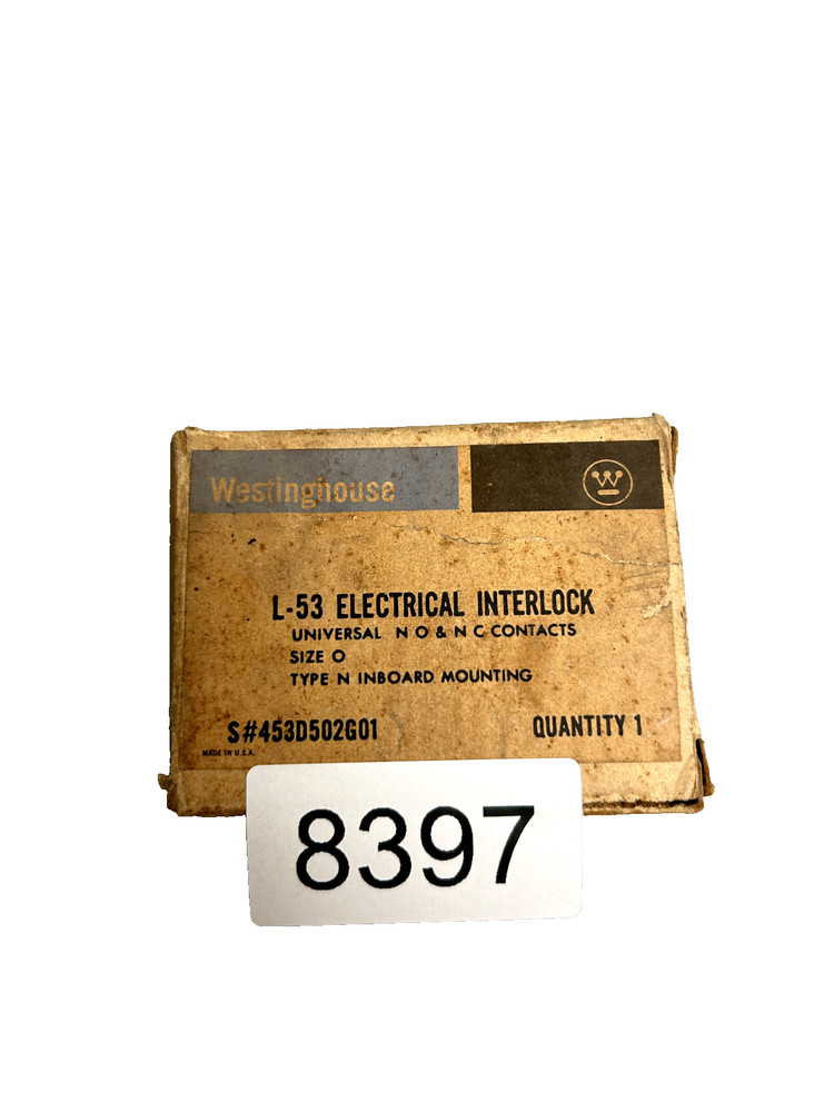 Westinghouse L-53 Electrical Interlock