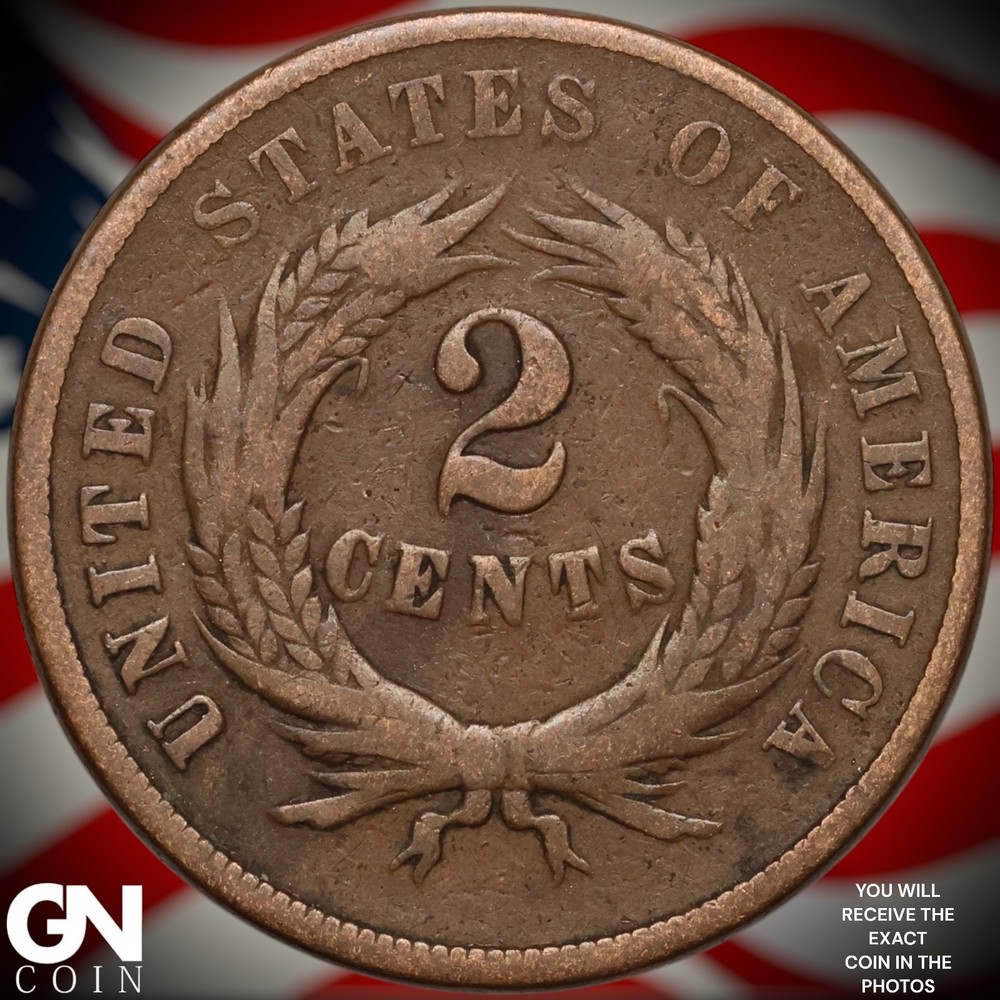 1865 2 Cent Piece B2343