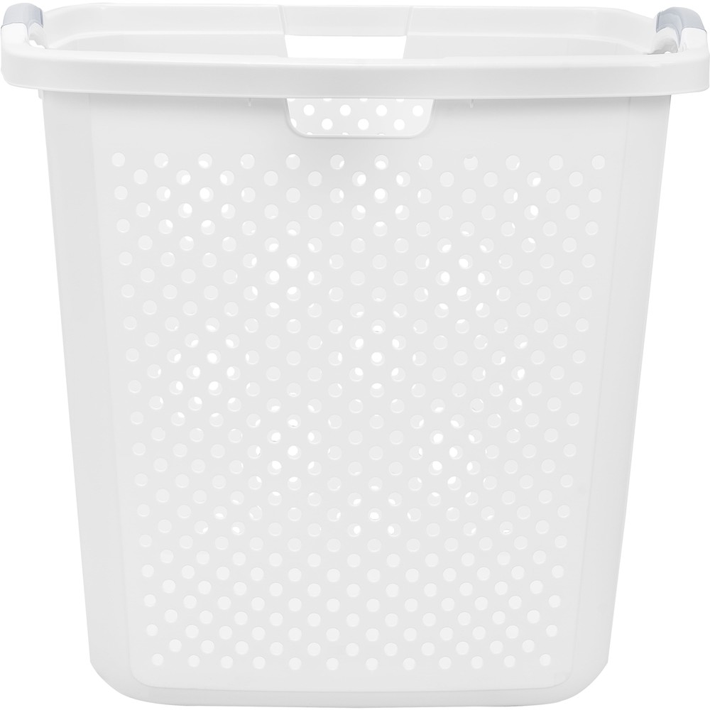 Large Laundry Hamper, 2.5 Bushel, White