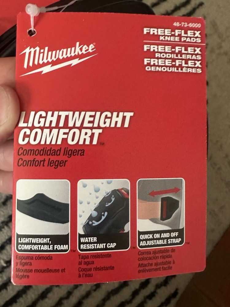 [2 PACK] Free Flex Knee Pads 48-73-6000