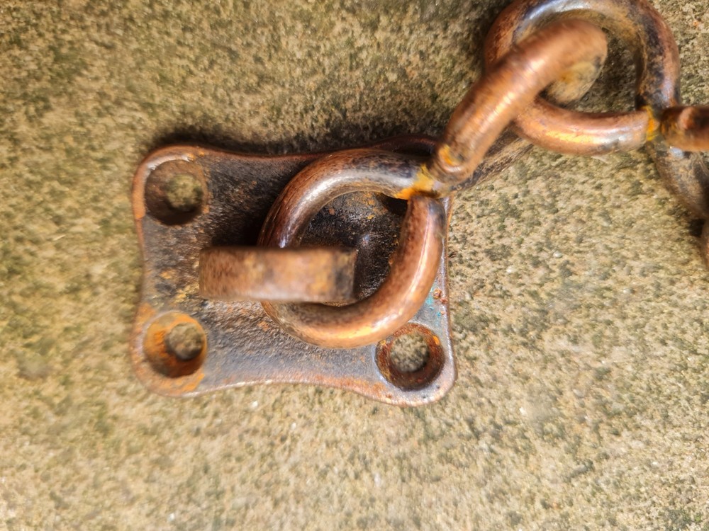 Vintage Door safety security chain lock 50s? prop feature