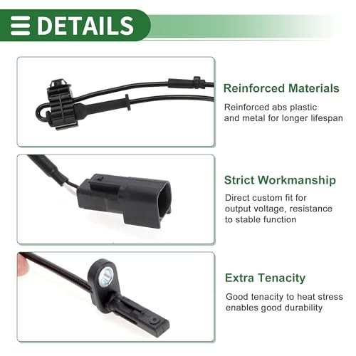 ABS Wheel Speed Senor ABS Sensor Anti-lock Braking System Sensor for Mazda CX