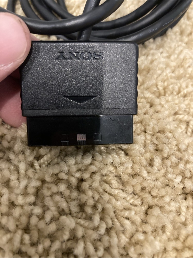 Sony PS2 Black Wired Controller OEM DualShock PlayStation 2 -Tested!