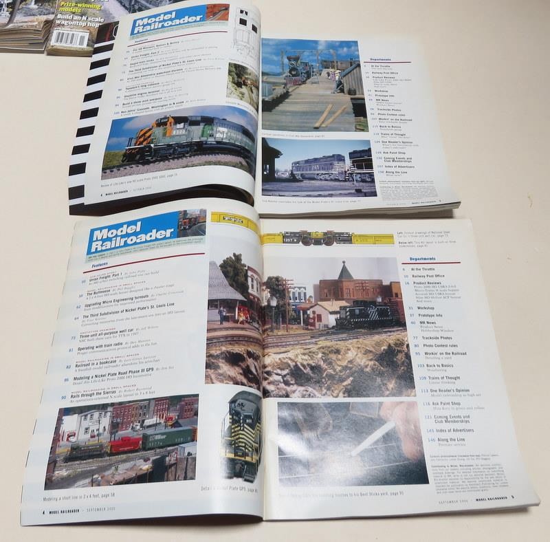 Model Railroader Magazine Complete Year 2000 - 12 Issues