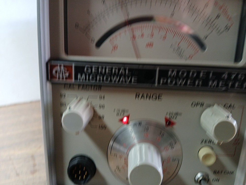 GENERAL MICROWAVE MODEL 476 POWER METER Tested Working