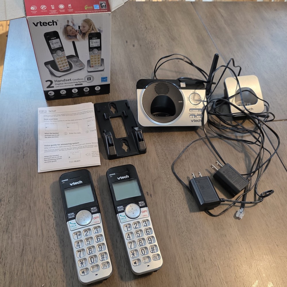 Vtech Cordless Answering System w/ extended range (2 Handset) CS5229-2