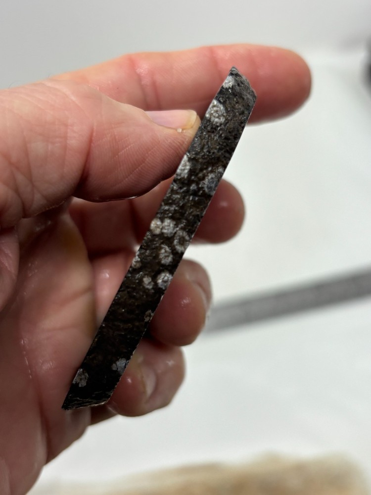 Snowflake Obsidian Slab Lapidary Cabbing Knapping Combo ship avail