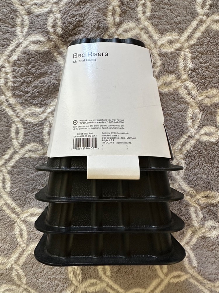 Brightroom Bed Risers 4 Pack NEW
