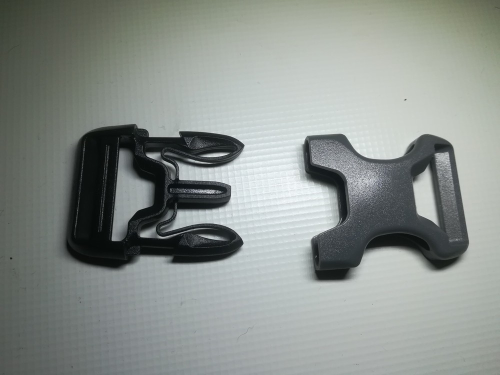 Duraflex xlite mark ii, plastic side release buckles, 1 inch ,single adjustable