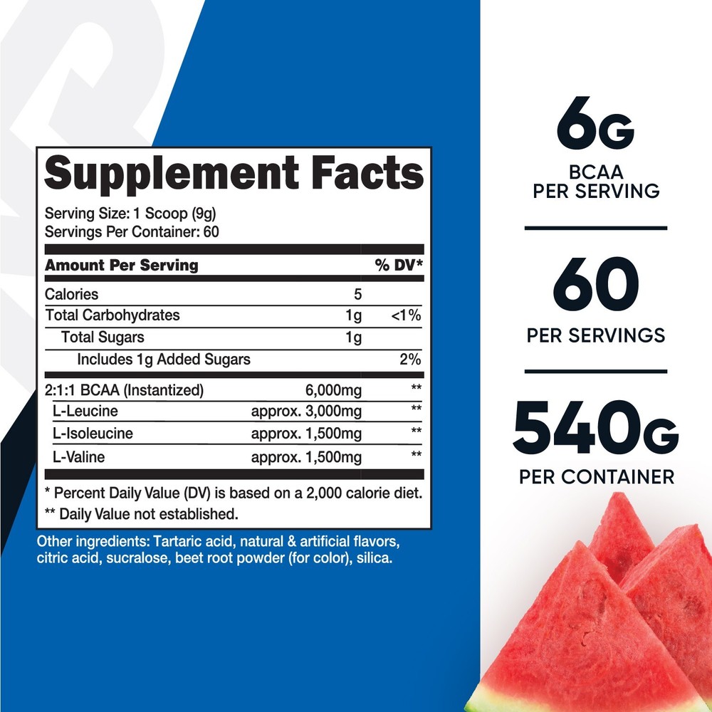 Nutricost BCAA Powder (Watermelon) 60 Servings