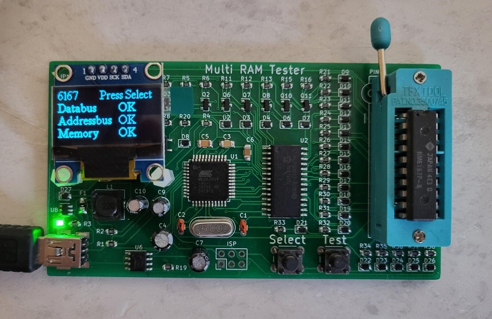 🇬🇧 Multi RAM Tester DRAM SRAM Dynamic Static