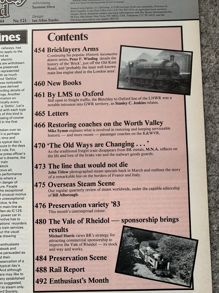 Railway World Magazine - 1983 - September issue