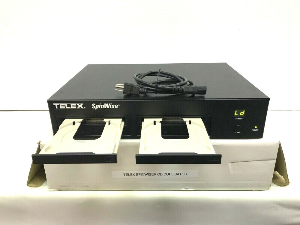 TELEX SPINWISE CD DUPLICATOR WITH POWER CORD #5733 (ONE)
