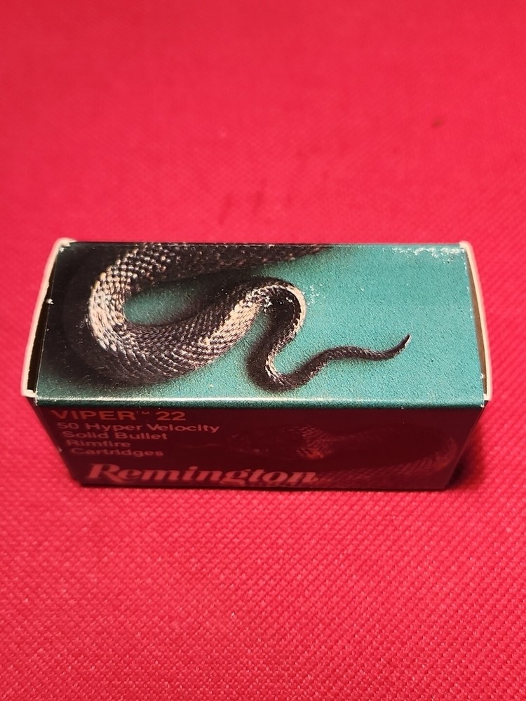 Vintage 1982 REMINGTON VIPER 22 Hyper Velocity EMPTY Ammo Box With Insert GR8 #3