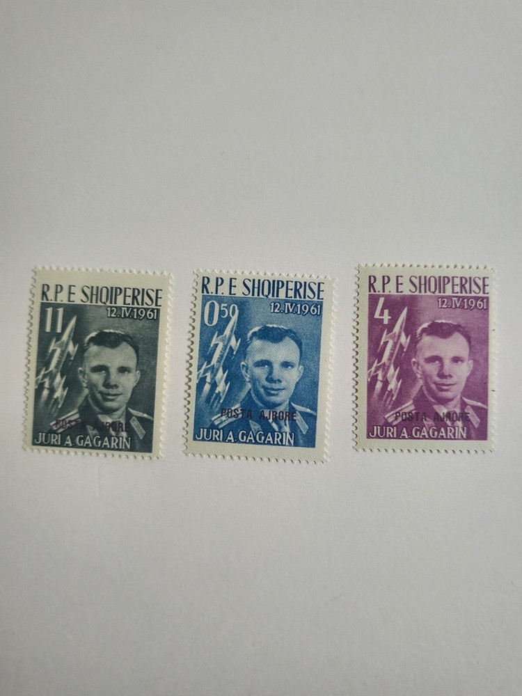 Stamps Albania Scott #604-6 nh