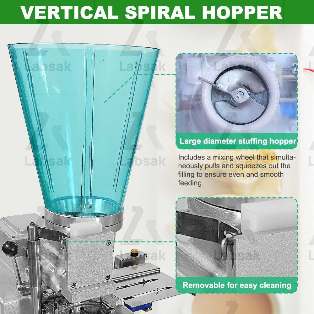 Fried Dumplings Maker Semi-Automatic Samosa Gyoza Dumpling Making 1500PC