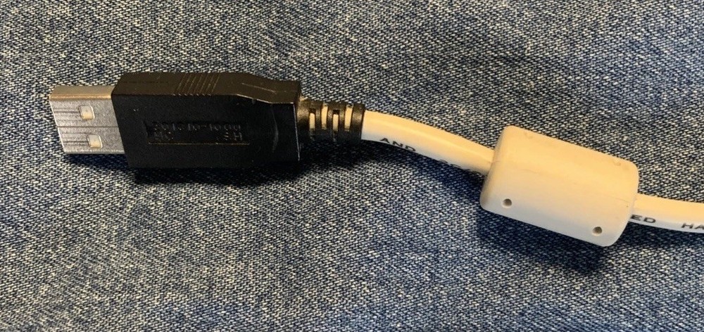 Vintage Logitech Quickcam USB Webcam 2000s Computer Wired w/Camera Base - Tested