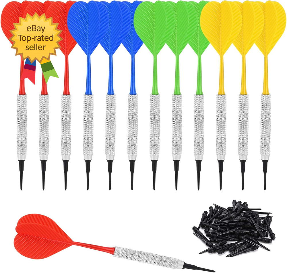 Soft Tip Darts Bar Dart Plastic Tip Darts Set Attach Extra 2BA Replacement Tips